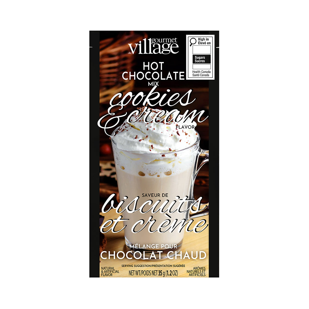 Cookies & Cream White Hot Chocolate – Single Serve, 35 g