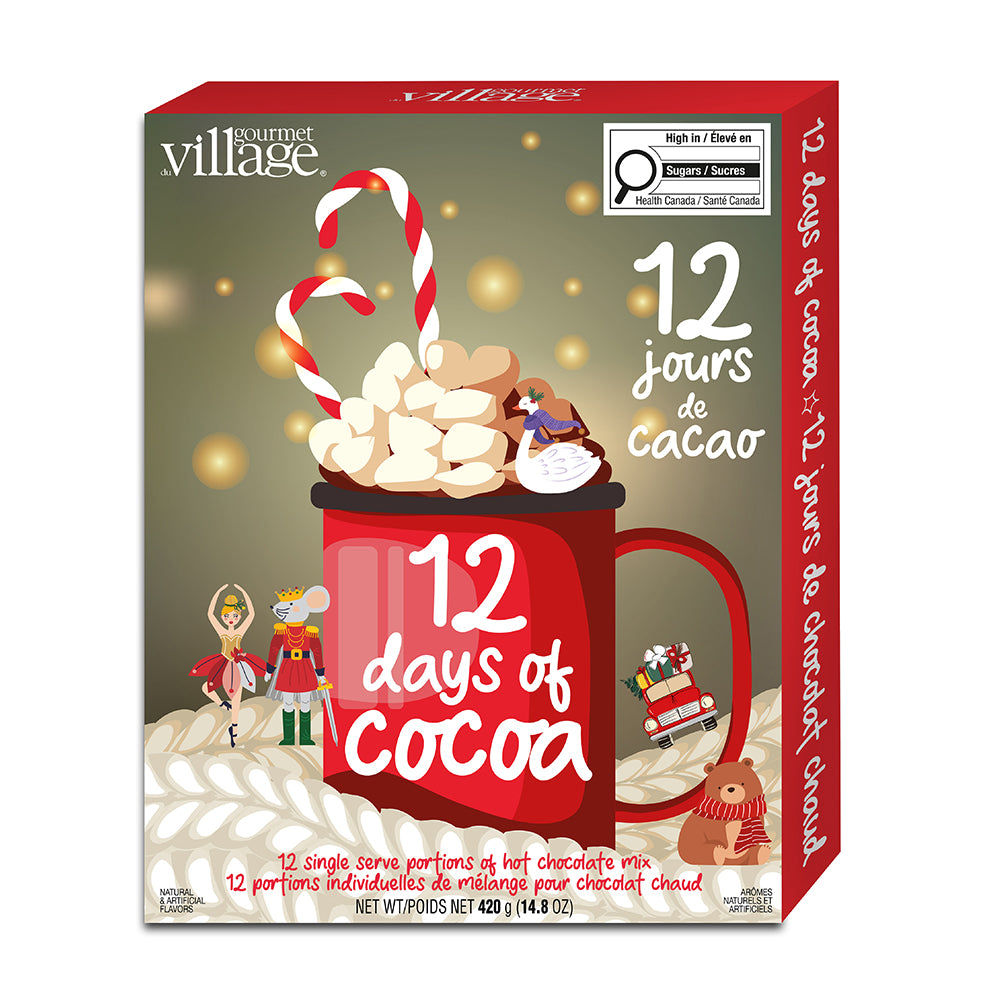 12 Days of Cocoa Hot Chocolate Gift Set – 420 g