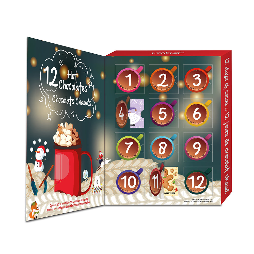 12 Days of Cocoa Hot Chocolate Gift Set – 420 g