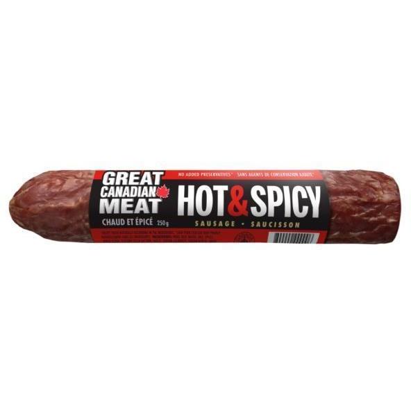 Great Canadian Meat Hot & Spicy Sausage-Salami-Balderson Village Cheese Store