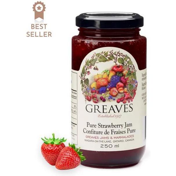 Greaves Strawberry Jam-Jam-Balderson Village Cheese Store