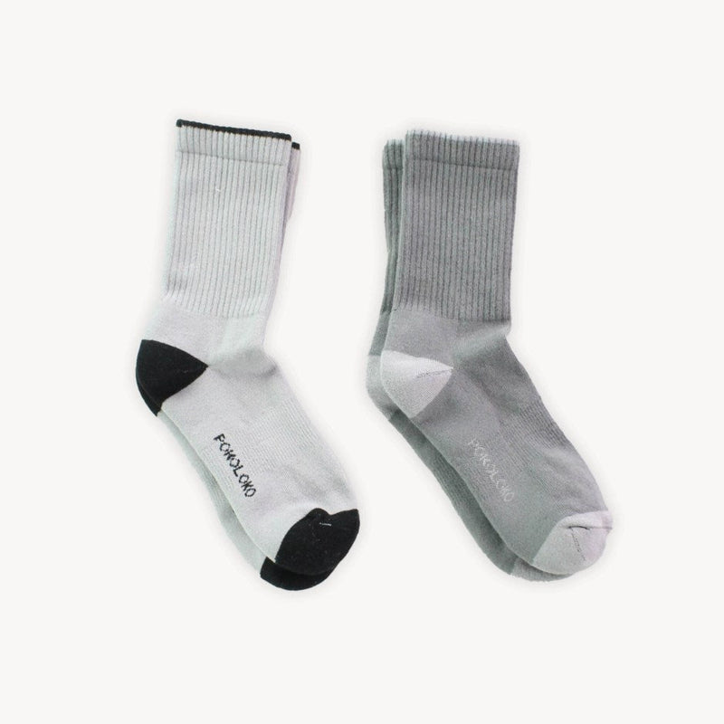 Heel Toe Socks - Pack of 2 - Grey/Grey-Socks-Balderson Village Cheese Store