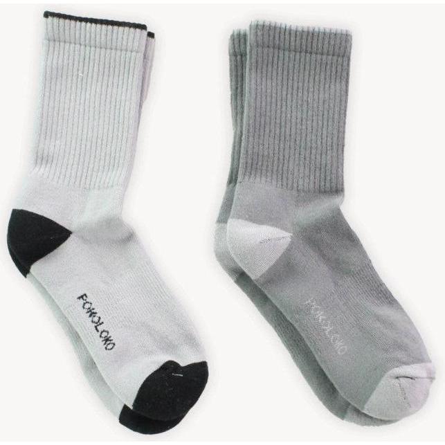 Heel Toe Socks - Pack of 2 - Grey/Grey-Socks-Balderson Village Cheese Store