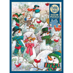 Hill Of A Snowman Puzzle-Jigsaw Puzzles-Balderson Village Cheese Store