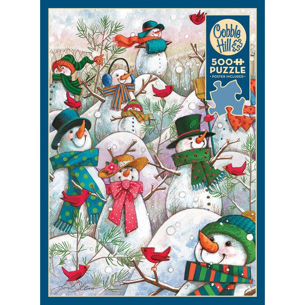 Hill Of A Snowman Puzzle-Jigsaw Puzzles-Balderson Village Cheese Store