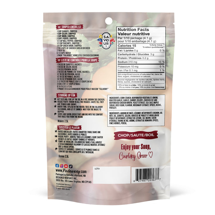 Homestyle Cicken Soup Seasoning-Balderson Village Cheese Store