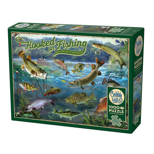 Hooked On Fishing Puzzle-Jigsaw Puzzles-Balderson Village Cheese Store