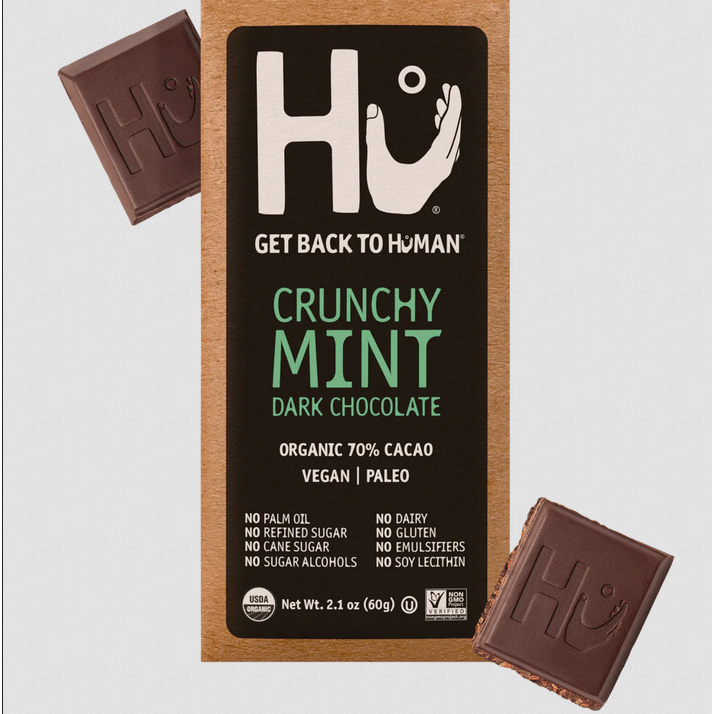 Hu Crunchy Mint Dark Chocolate Bar