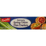 Savoury Spring Onion Thin Crackers-Crackers-Balderson Village Cheese