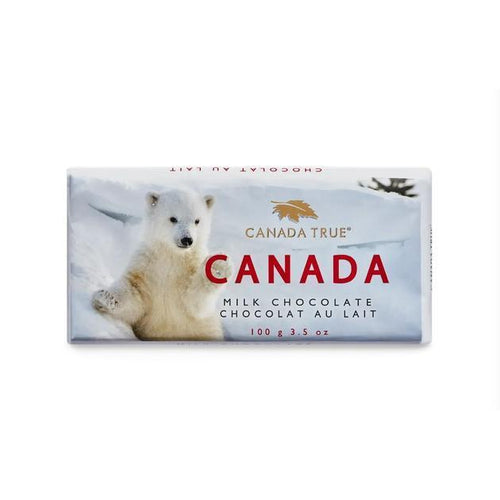 Large Canada True Milk Chocolate Bar Polar Bear-Cookies & Biscuits-Balderson Village Cheese Store