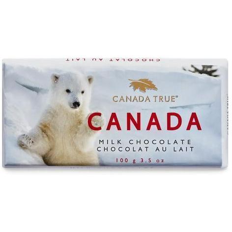 Large Canada True Milk Chocolate Bar Polar Bear-Cookies & Biscuits-Balderson Village Cheese Store