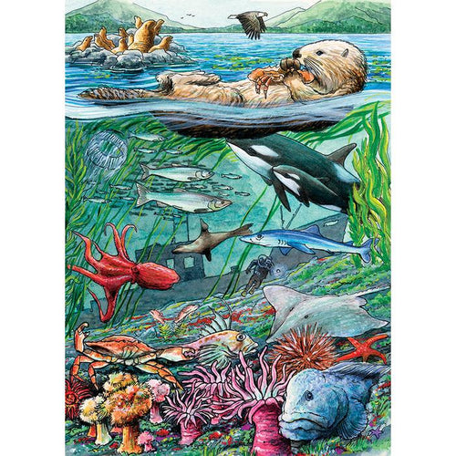 Life On The Pacific Ocean Puzzle-Jigsaw Puzzles-Balderson Village Cheese Store