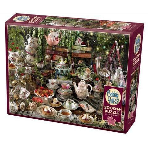 Mad Hatter's Tea Party Puzzle-Jigsaw Puzzles-Balderson Village Cheese Store