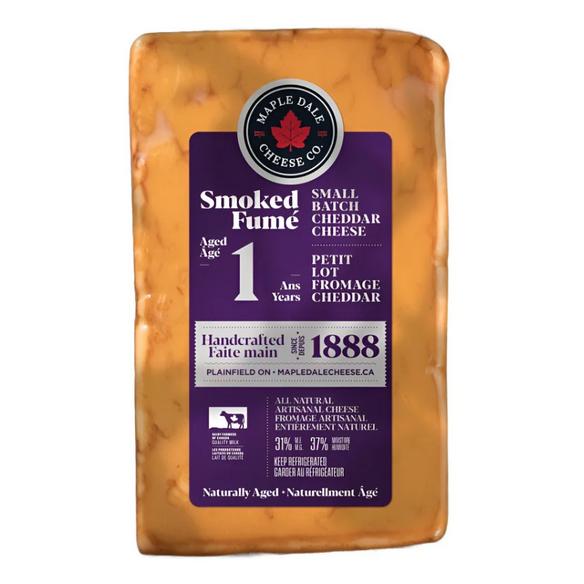 Maple Dale 1 Year Old Smoked Cheddar-Cheddar Cheese-Balderson Village Cheese Store