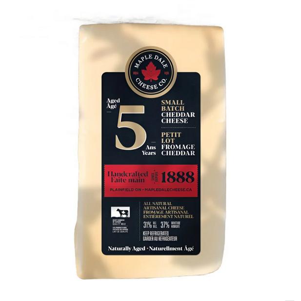 Maple Dale 5 Year Old Cheddar-Cheddar Cheese-Balderson Village Cheese Store
