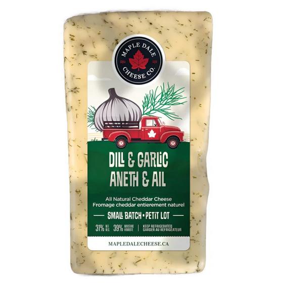 Maple Dale Dill & Garlic-Cheddar Cheese-Balderson Village Cheese Store