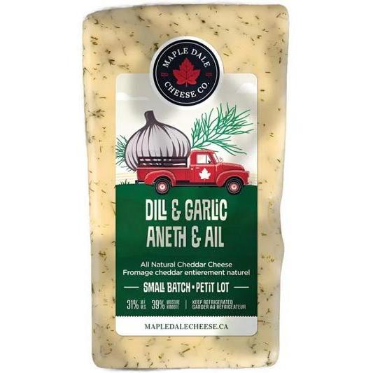 Maple Dale Dill & Garlic-Cheddar Cheese-Balderson Village Cheese Store