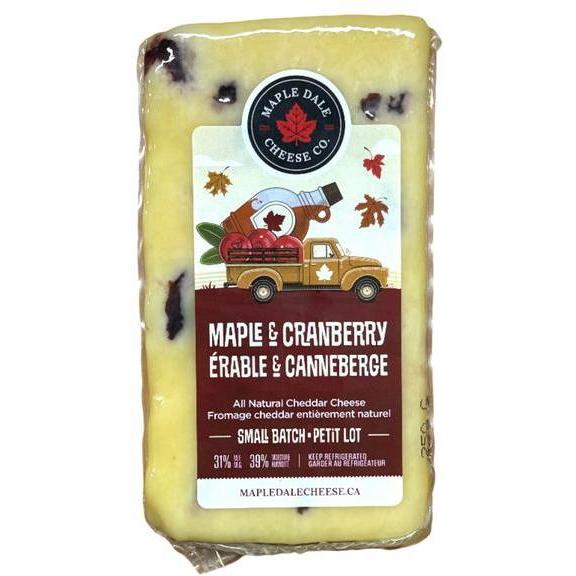 Maple Dale Maple/Cranberry Cheddar-Cheese-Balderson Village Cheese Store