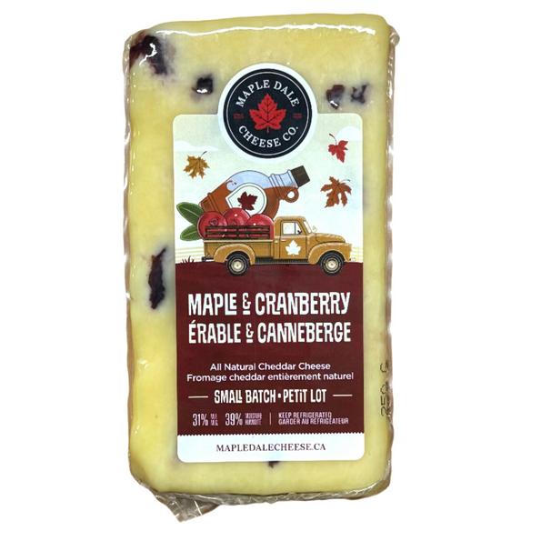 Maple Dale Maple/Cranberry Cheddar-Cheese-Balderson Village Cheese Store
