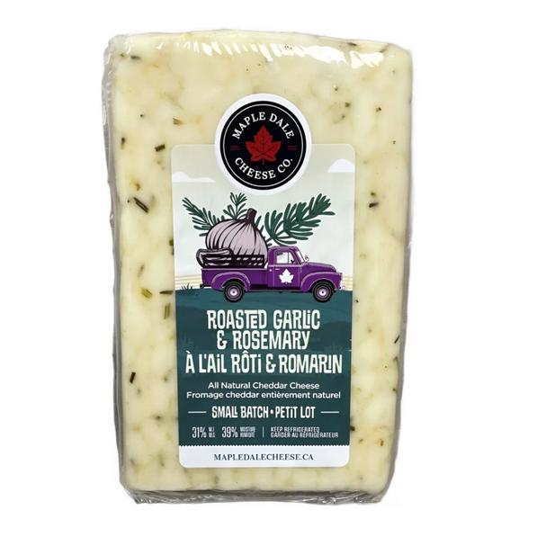 Maple Dale Roasted Garlic Cheddar-Cheddar Cheese-Balderson Village Cheese Store