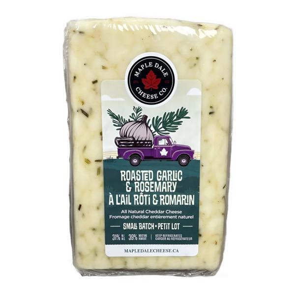 Maple Dale Roasted Garlic & Rosemary Cheddar-Cheese-Balderson Village Cheese Store