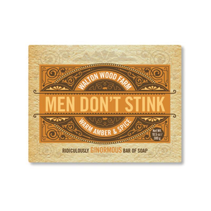 Men Don't Stink - Amber & Spice Soap Bar-Bar Soap-Balderson Village Cheese Store