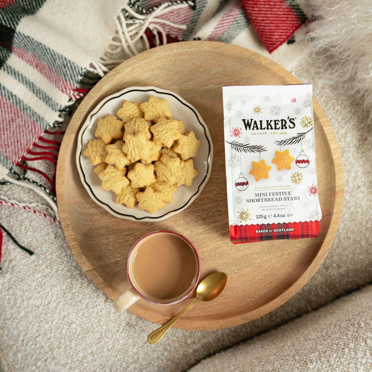 Mini Festive Stars Shortbread-Cookies & Biscuits-Balderson Village Cheese Store