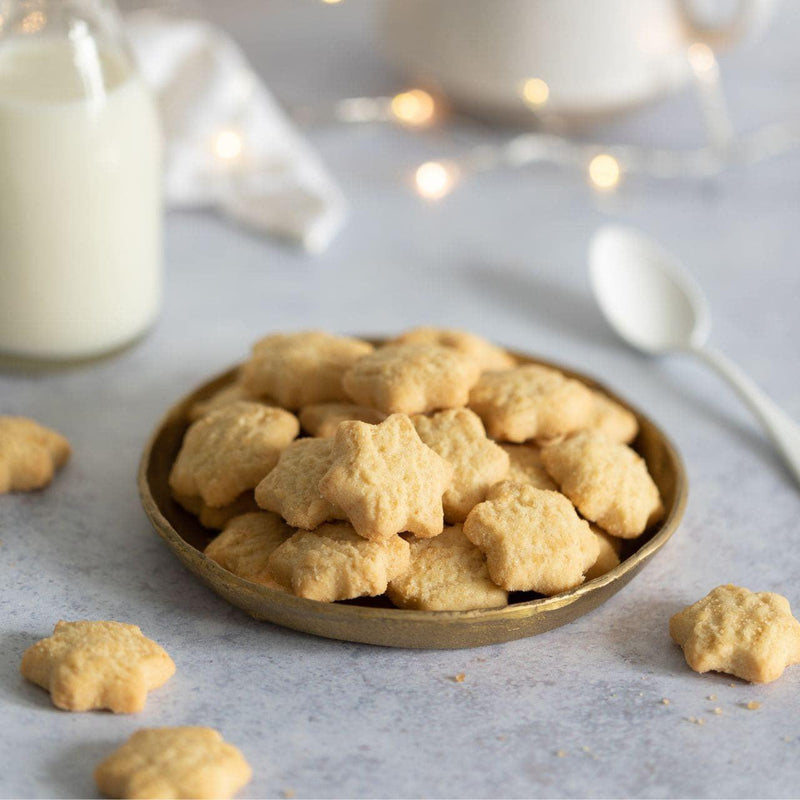 Mini Festive Stars Shortbread-Cookies & Biscuits-Balderson Village Cheese Store