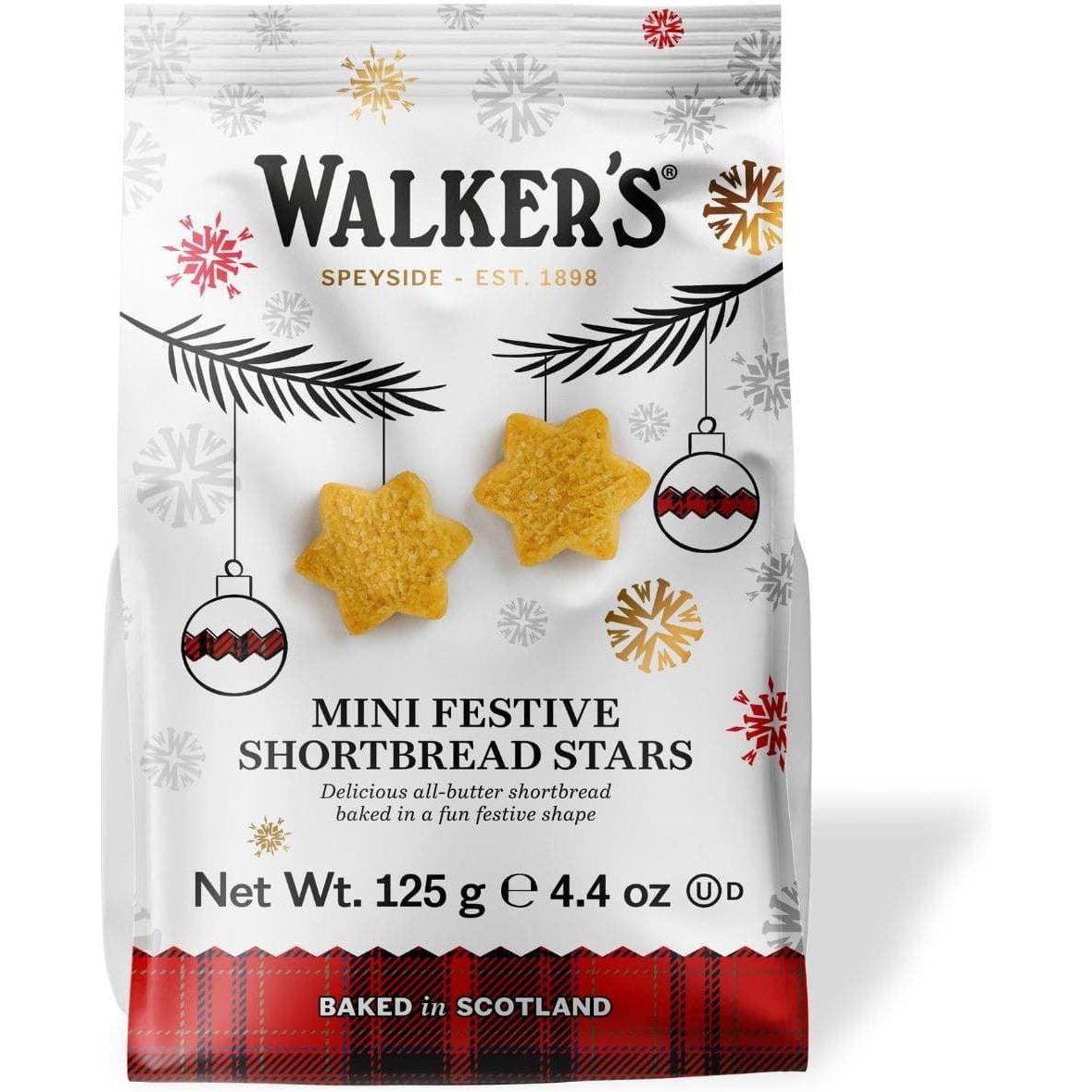 Mini Festive Stars Shortbread-Cookies & Biscuits-Balderson Village Cheese Store