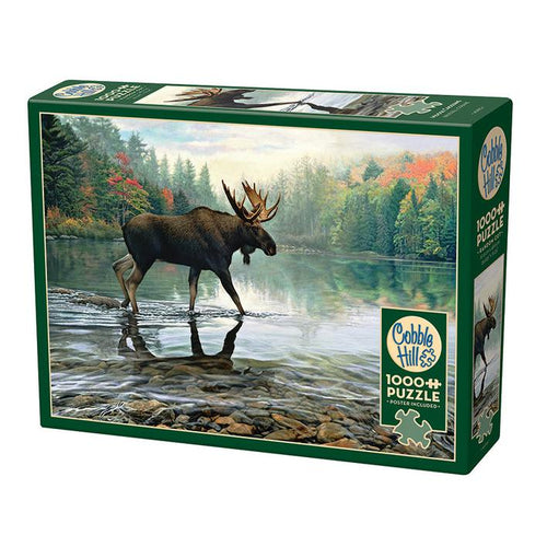 Moose Crossing Puzzle-Jigsaw Puzzles-Balderson Village Cheese Store