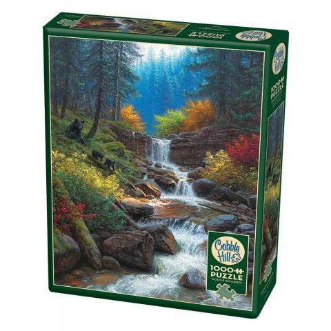 Mountain Cascade Puzzle-Jigsaw Puzzles-Balderson Village Cheese Store