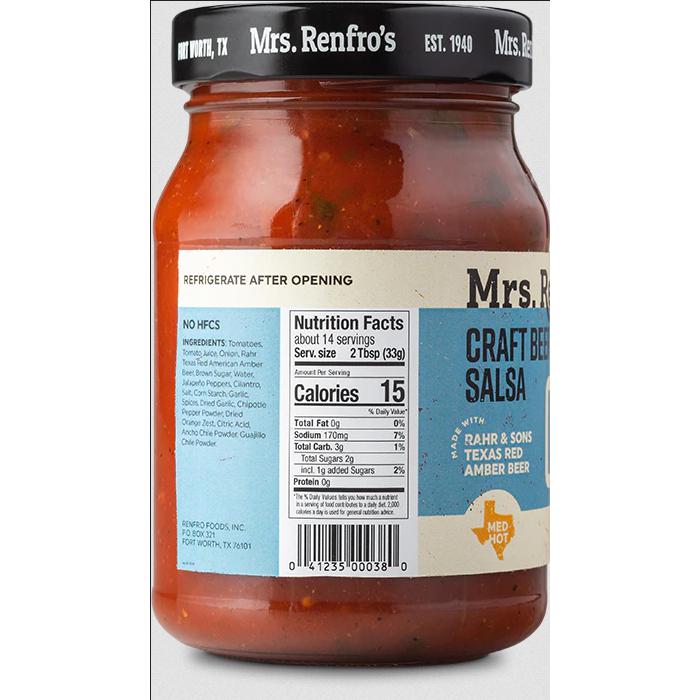 Mrs Renfro's Craft Beer Salsa-Salsa-Balderson Village Cheese Store