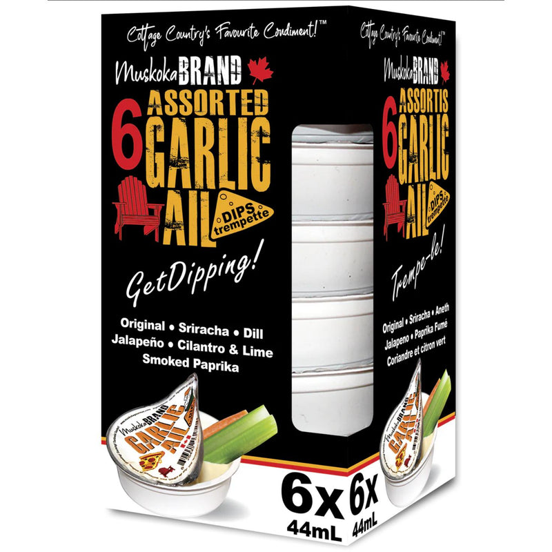 Muskoka Brand Assorted Garlic Dip Cups-Tartar Sauce-Balderson Village Cheese Store
