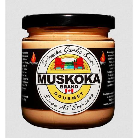 Muskoka Brand Sriracha Garlic Sauce-garlic sauce-Balderson Village Cheese Store
