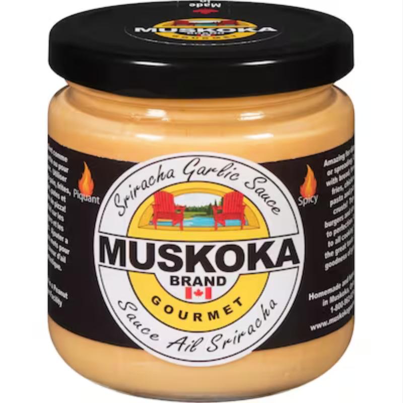 Muskoka Brand Sriracha Garlic Sauce-garlic sauce-Balderson Village Cheese Store