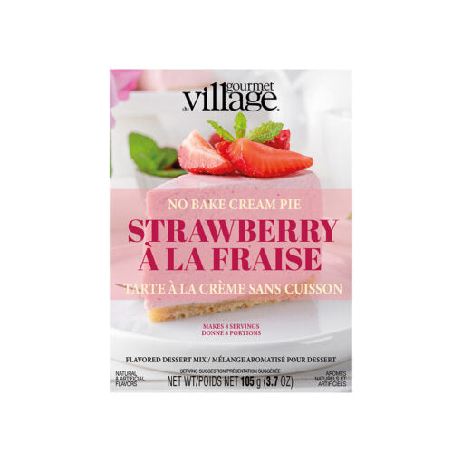 No Bake Strawberry Cream Pie Mix