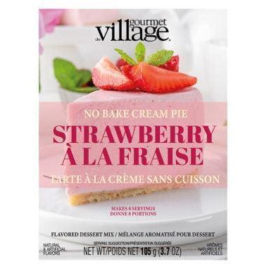 No Bake Strawberry Cream Pie Mix-Drink Mix-Balderson Village Cheese Store