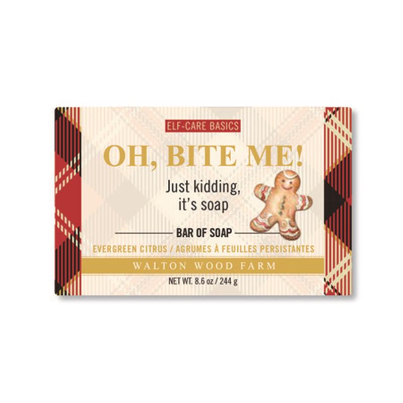 OH, BITE ME! - Evergreen Citrus Soap Bar-Bar Soap-Balderson Village Cheese Store