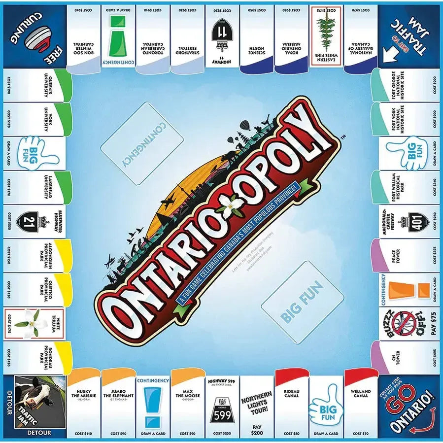 Ontario-Opoly Game