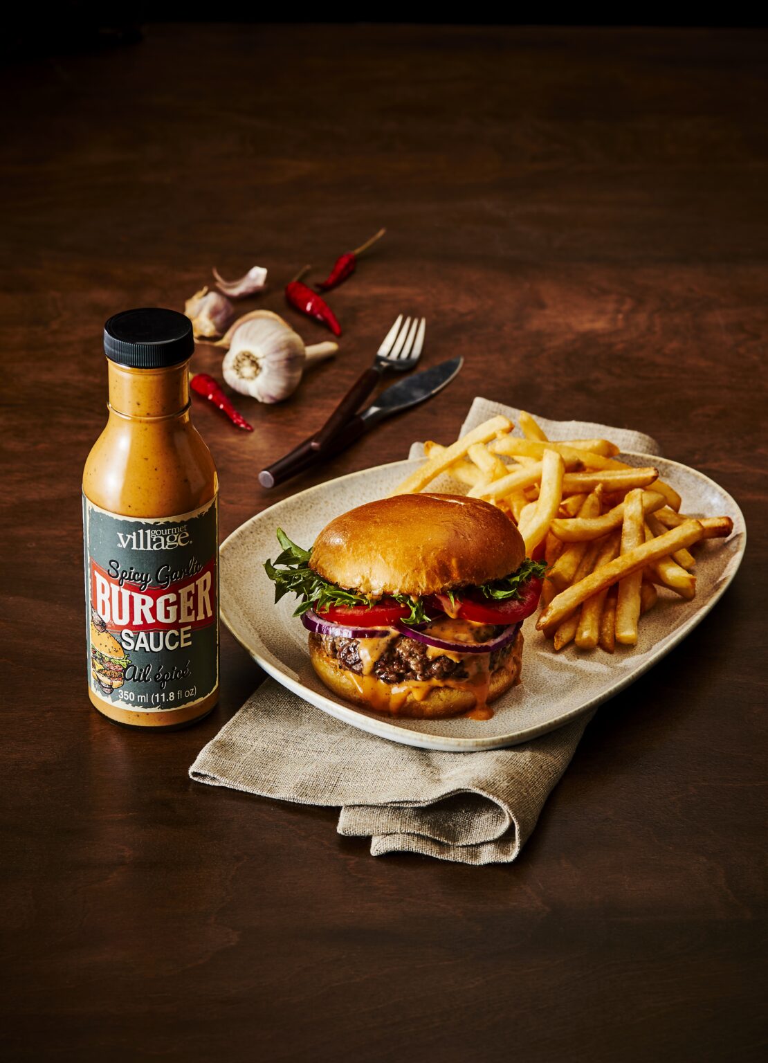Spicy Garlic Burger Sauce