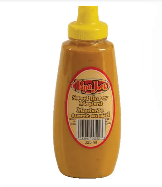 Papa Jack Sweet Honey Mustard - Squeeze Bottle
