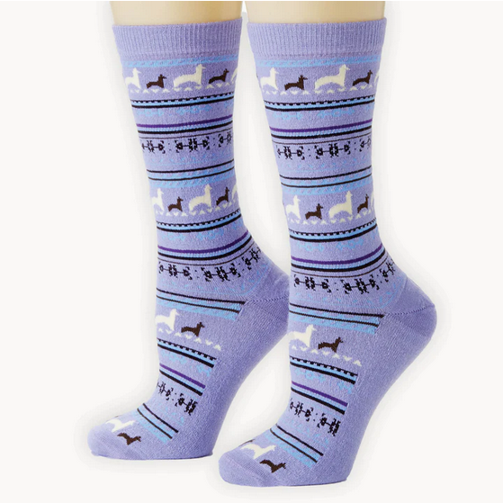 Print Alpaca Socks