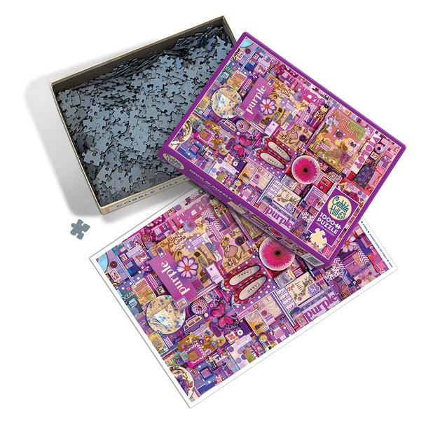 Purple Puzzle-Jigsaw Puzzles-Balderson Village Cheese Store