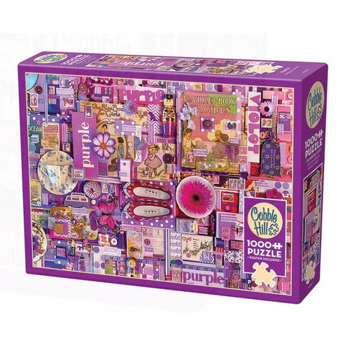 Purple Puzzle-Jigsaw Puzzles-Balderson Village Cheese Store