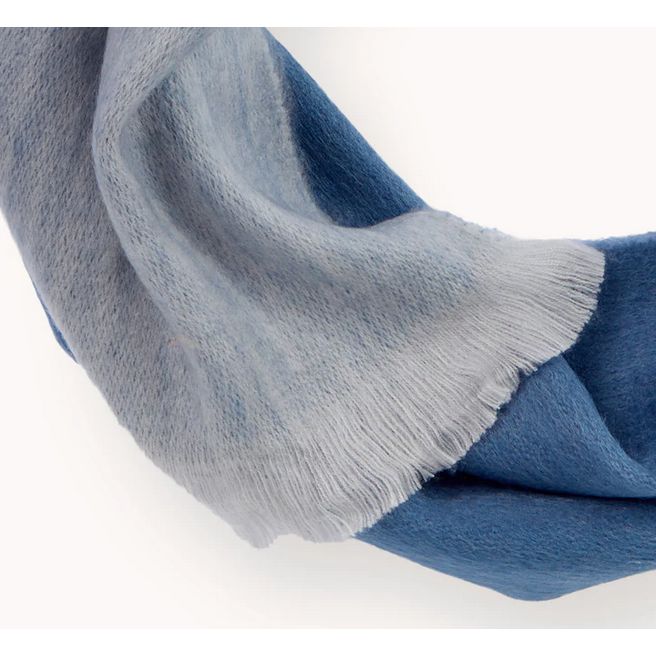 Reversible Alpaca Seamless Scarf - Low Tide-Apparel & Accessories-Balderson Village Cheese Store