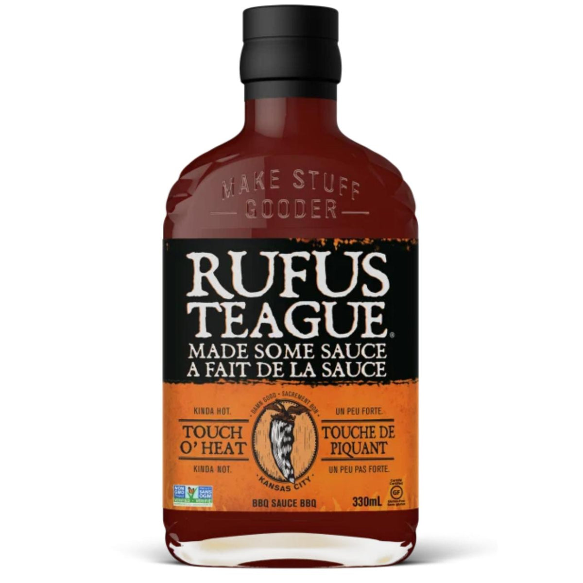 Rufus Teague Touch O'Heat-BBQ Sauce-Balderson Village Cheese Store