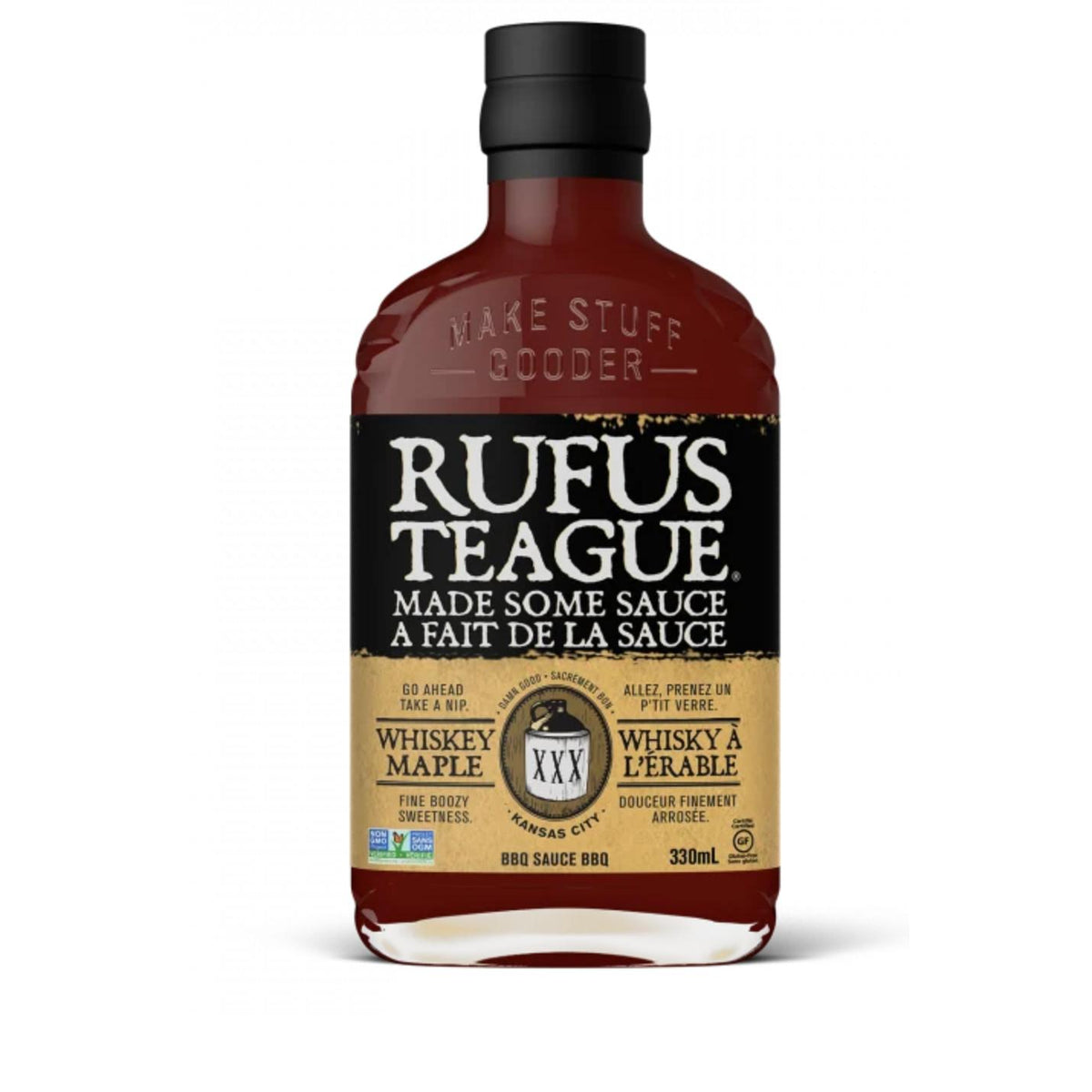 Rufus Teague Whiskey Maple-BBQ Sauce-Balderson Village Cheese Store