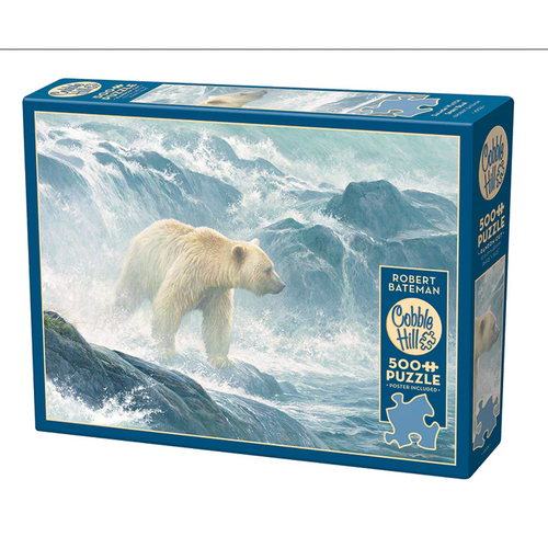 Salmon Watch - Spirit Bear Puzzle-Jigsaw Puzzles-Balderson Village Cheese Store