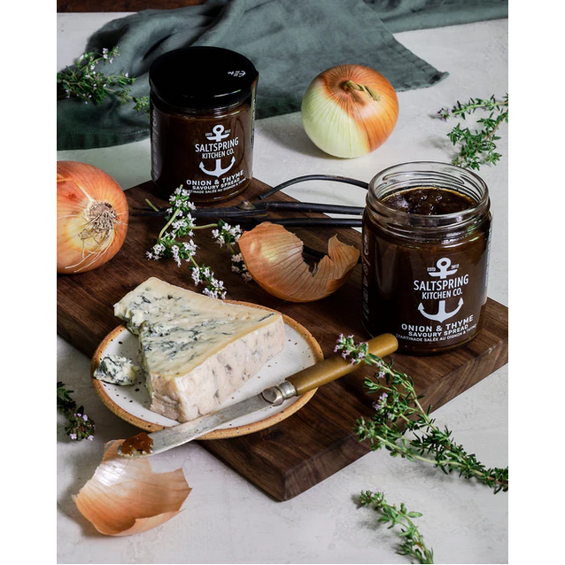 SaltSpring Kitchen - Onion & Thyme Savoury Spread-Spread-Balderson Village Cheese Store
