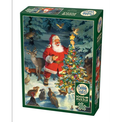 Santa's Tree Puzzle-Jigsaw Puzzles-Balderson Village Cheese Store